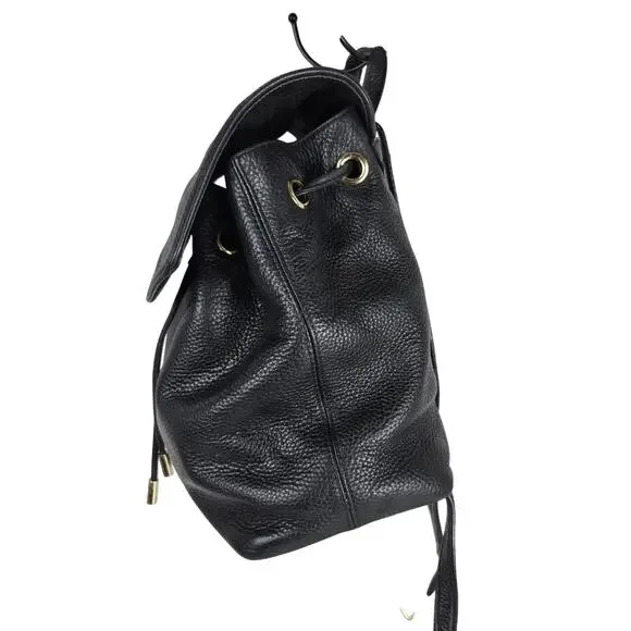 Kate Spade Black Mulberry Pebbled Leather Backpack   #854 - Picture 3 of 13
